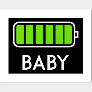 baby full battery Posters and Art